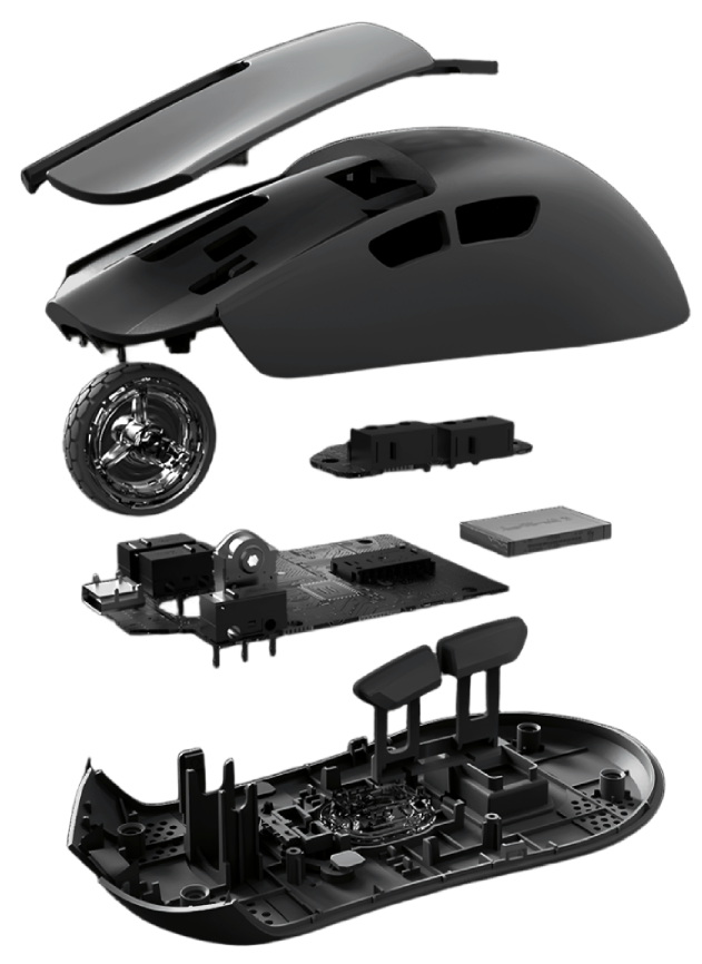 Exploded View Mouse